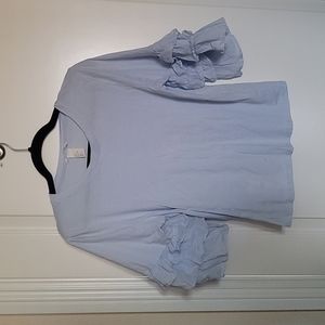 H&M Ruffle Sleeve Blouse